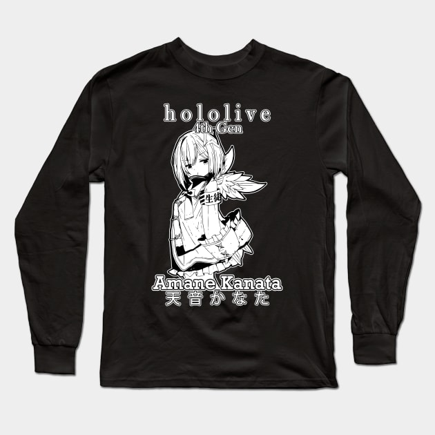 Amane Kanata 4th Gen Hololive Long Sleeve T-Shirt by TonaPlancarte